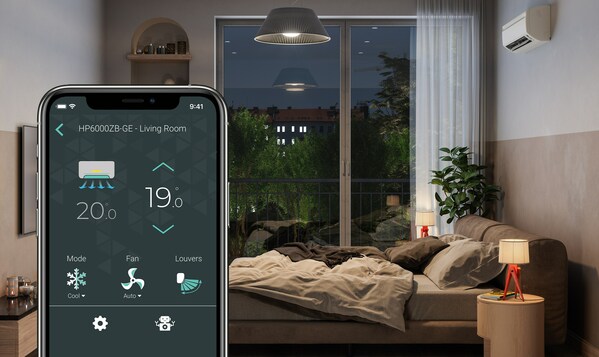 Control your dumb ductless heat pump remotely thanks to Sinopé Technologies' Smart Ductless Heat Pump Interfaces. (CNW Group/Sinopé Technologies Inc)