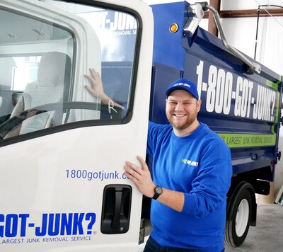 1-800-GOT-JUNK? Chattanooga franchise owner, Justin Peters (CNW Group/1-800-GOT-JUNK?)