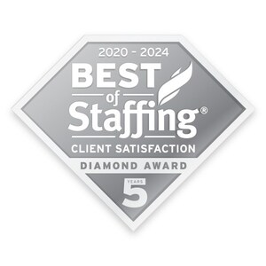 Express Employment Professionals Snags 2024 Best of Staffing® Client 5-Year Diamond Award for Top-Notch Service