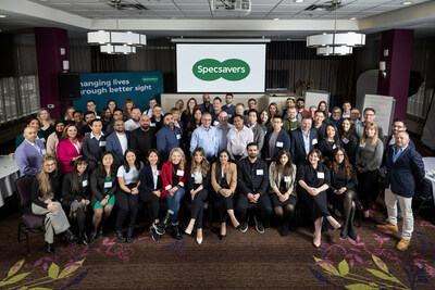 Specsavers optometry and retail partners attend an Ontario regional meeting, April 2023 (CNW Group/Specsavers Canada)