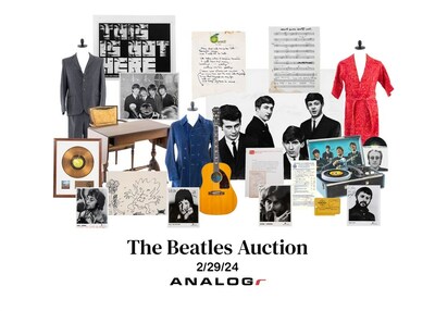 Capture "The Beatles Experience": Bid on Rare Memorabilia at ANALOGr's Exclusive 60th Anniversary Auction