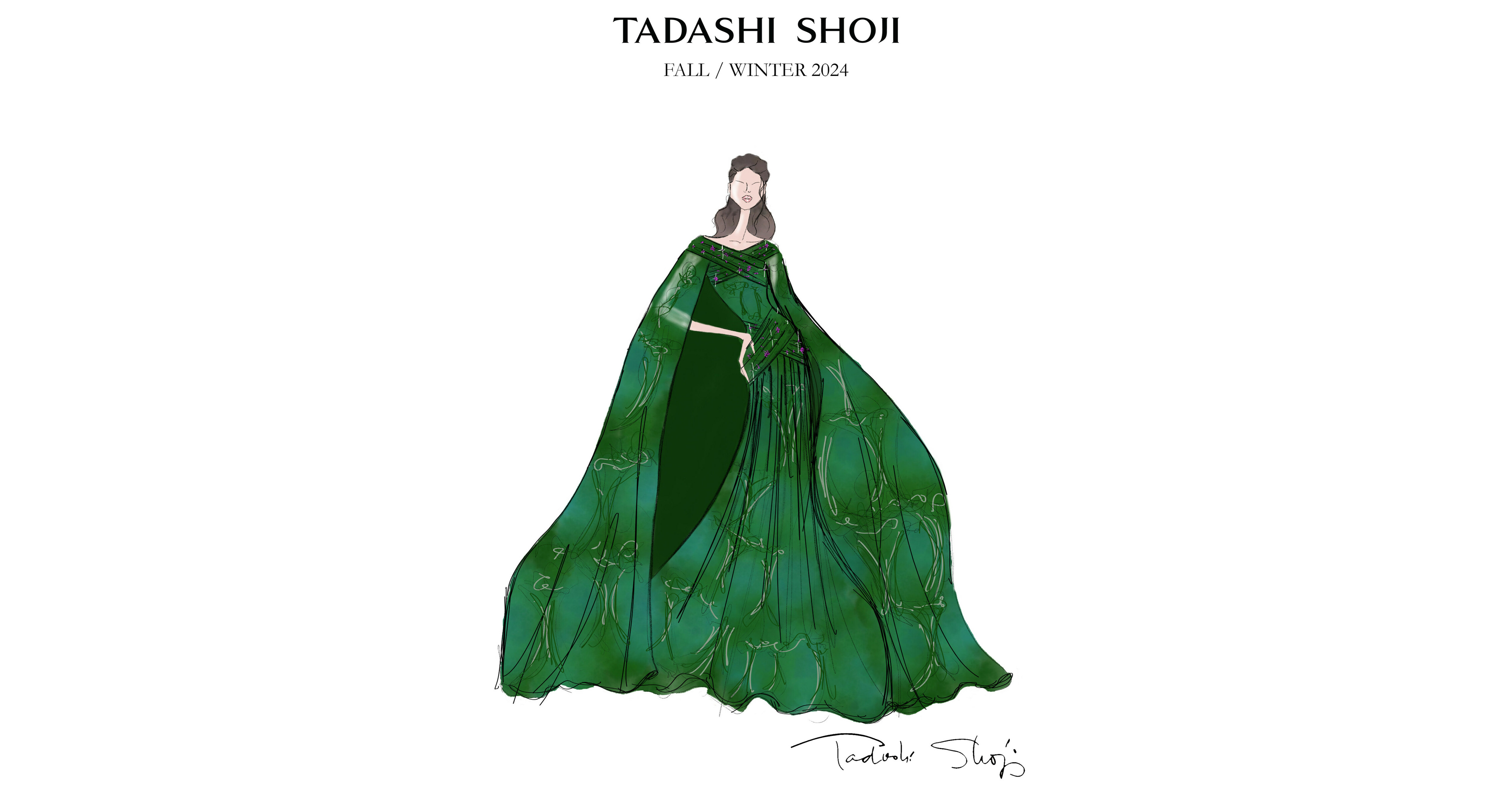 New York Fashion Week: Tadashi Shoji’s Fall / Winter 2024 Collection captures the spirit of the woods