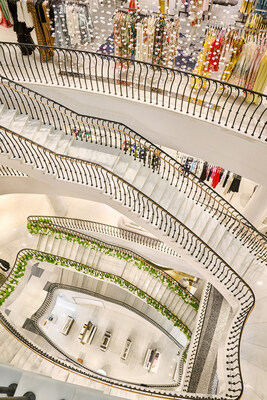 Grand Staircase at Saks Fifth Avenue Beverly Hills