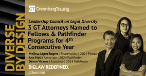 Leadership Council on Legal Diversity Names 3 Greenberg Traurig Attorneys to Fellows &amp; Pathfinder Programs for 4th Consecutive Year
