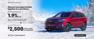 Carl Black Orlando is offering low APR on the 2024 Chevrolet Equinox