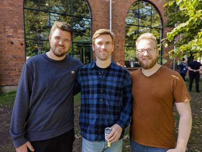 Userflow Co-founders Esben Friis-Jensen and Sebastian Seilund, and Userflow Senior Product Designer Jonas Kelstrup