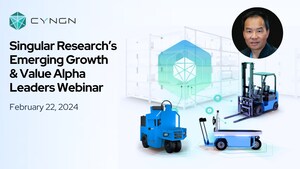 Cyngn to Present at the Singular Research's Emerging Growth &amp; Value Alpha Leaders Webinar