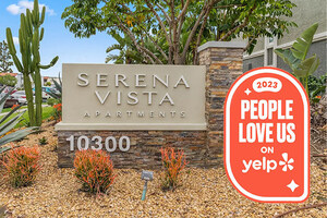 Yelp Recognizes Serena Vista Apartment Homes with Review-Based Honor