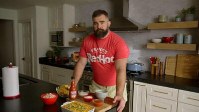 FRANK’S REDHOT® AND ALL-PRO CENTER JASON KELCE TEAM UP TO PUT THAT $#!T ON EVERYTHING FOR THE BIG GAME