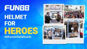 Fun88 Índia apresenta 'Helmet for Heroes'
