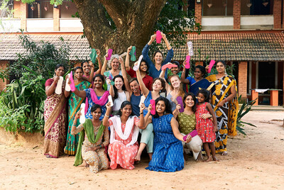 Jessamijn Miedema, founder of Eco Femme, with her team. Eco Femme, a women-led hybrid social enterprise focused on revitalizing menstrual practices through environmentally sustainable and culturally responsive washable cloth pads, is one of the 130+ startups of Greenr's inaugural cohort.