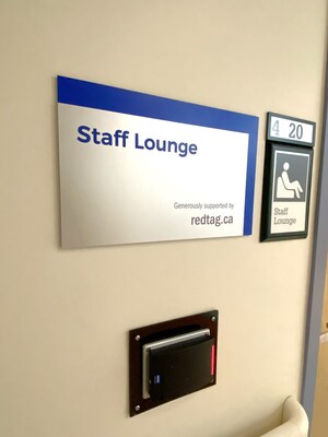 Staff lounge at SickKids (CNW Group/redtag.ca)