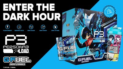 G FUEL Cadenza, inspired by "Persona 3 Reload," is now available for pre-order at GFUEL.com!