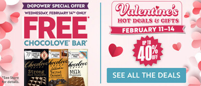 {N}power members will receive a free Chocolove® chocolate bar in stores on February 14th. To become an {N}power member visit naturalgrocers.com/join
