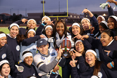 Dove and GENYOUth partner to host star studded "45 Yard Line" flag football game on February 9, 2024 in Las Vegas - bringing together Venus Williams, Steve Young and Ciara to #KeepHerConfident by building body confidence for girls in sports. (Photo by Jesse Grant/Getty Images for Dove)