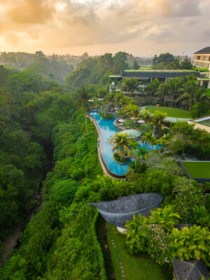 The Westin Resort & Spa Ubud is located in the heart of Bali, offering stunning views of the jungle and Ubud's rice paddies. Here, you can immerse yourself in Balinese culture and wellness experiences to the fullest with your family. (PRNewsfoto/The Westin Resort & Spa Ubud, Bali)