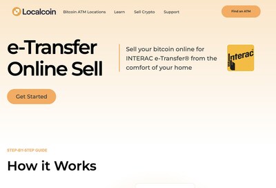 Localcoin Introduces New Feature Sell Bitcoin Easily with INTERAC