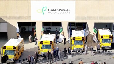During the third quarter, GreenPower rolled out the first four Type A Nano BEAST school buses manufactured at the Company’s West Virginia plant.