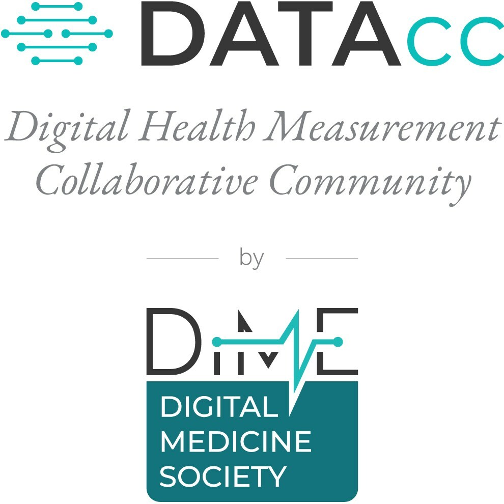 The Digital Health Measurement Collaborative Community (DATAcc) by the Digital Medicine Society (DiMe) is a collaborative community with the FDA’s Center for Devices and Radiological Health (CDRH). We provide a forum for collaboration where partners and experts from across the digital health field work to advance the use of digital health measures in research to improve lives. (PRNewsfoto/Digital Medicine Society (DiMe))