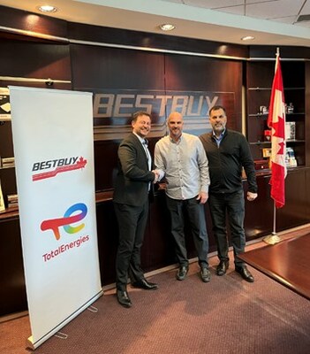 TotalEnergies Marketing Canada prolonge son partenariat de 5 ans avec Bestbuy Distributors Limited et tend ses activits aux entrepts de Mississauga et d'Edmonton (Groupe CNW/TotalEnergies Canada)