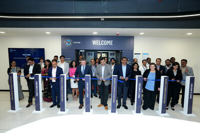 Rahul Dharni, Vice President & Chief Information Officer, Pratt & Whitney, along with Pratt & Whitney's Senior Digital Transformation and India Leaders at the inauguration of the Pratt & Whitney India Digital Capability Center in Bengaluru, India