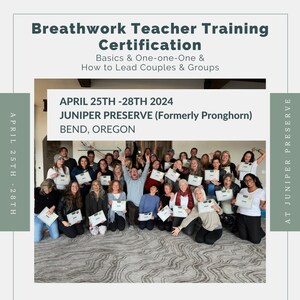 Jon Paul Crimi, World-Renowned Breathwork Instructor, is Hosting an In-Person Breathwork Teacher Training April 25-28 2024 in Bend, Oregon