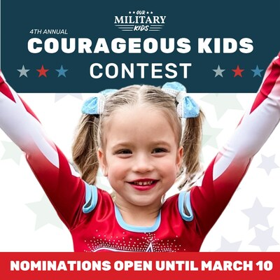 Nominate an extraordinary military child or teen in your community for the fourth annual OMK Courageous Kids Contest!