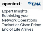 EMA Webinar to Unveil Network Operations Toolset Strategies for the Post-Cisco Prime Era