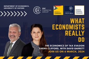O EBC Financial Group apoia o webinar do Departamento de Economia de Oxford sobre 'O que os economistas realmente fazem'