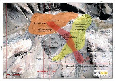 Map 2: Chinchillones East ? Alteration and Mineralization (CNW Group/Minsud Resources Corp.)