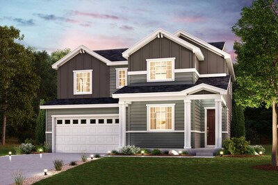 Silverthorne Plan Exterior Rendering | Red Barn Meadows by Century Communities | New Construction Homes in Mead, CO