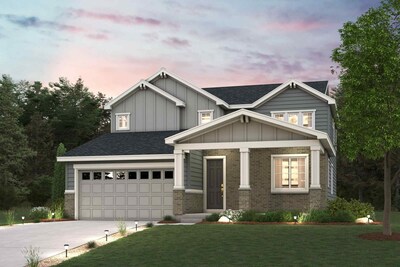 Aspen Plan Exterior Rendering | Timnath Lakes by Century Communities | New Homes in Timnath, CO