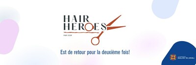 Du 16 fvrier au 19 avril, la Fondation Sauve ta peau et OPHA organiseront le 2e dfi annuel Hair Heroes. (Groupe CNW/Fondation Sauve Ta Peau)