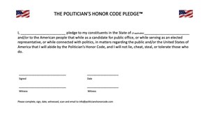 Politicians Honor Code - Take the Pledge Campaign an Opportunity Lost in New York's 3rd Congressional District