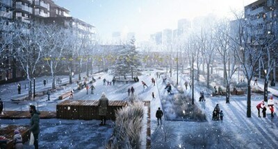 Le futur parc du Bassin --Bois. Source : www.montreal.ca (Groupe CNW/Ville de Montral - Cabinet de la mairesse et du comit excutif)