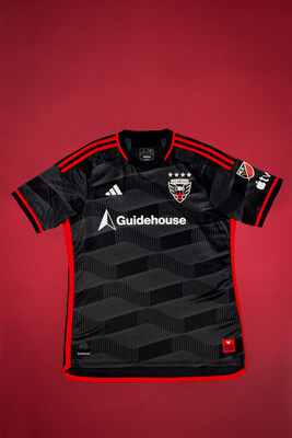 D.C. United 2024 Primary Kit featuring Guidehouse Logo