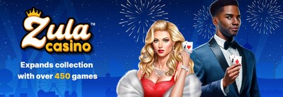 The social casino exands its game portfolio, boasting 450 casino-style titles from genres like slots, fish, megaways, crash, and more. (CNW Group/Blazesoft Ltd.)