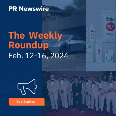 PR Newswire Weekly Press Release Roundup, Feb. 12-16, 2024. Photo provided by Stellantis, Target Corporation, and MGM Resorts International.