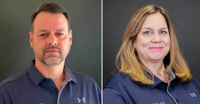 Lewis Sutherland and Anne Wainscott Sargent lead business development and marketing communications for defense technology company Reticulate Micro.  (Photo courtesy of Reticulate Micro)