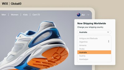Wix merchants can set up a localized welcome and checkout experience that includes payment methods, shipping options, and language translation that are set up per market.