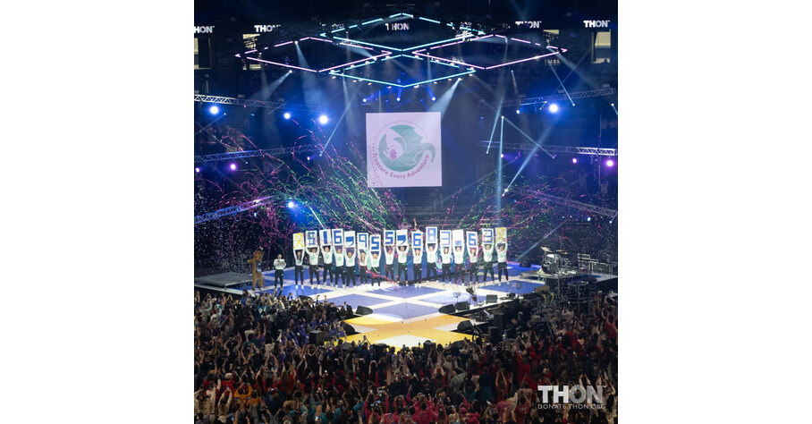 PENN STATE THON™ RAISES 16,955,683.63 FOR CHILDHOOD CANCER, BREAKING