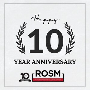 ROSM Celebrates 10 Years of Advancing Patient Care Through Regenerative Medicine