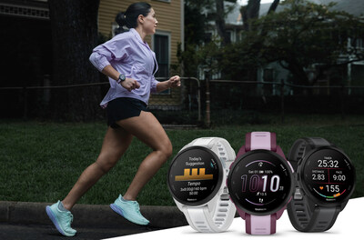 The Garmin Forerunner 165 Series GPS running smartwatches are packed with signature health, fitness and connected features to take training to the next level -- all on a vibrant AMOLED display.
