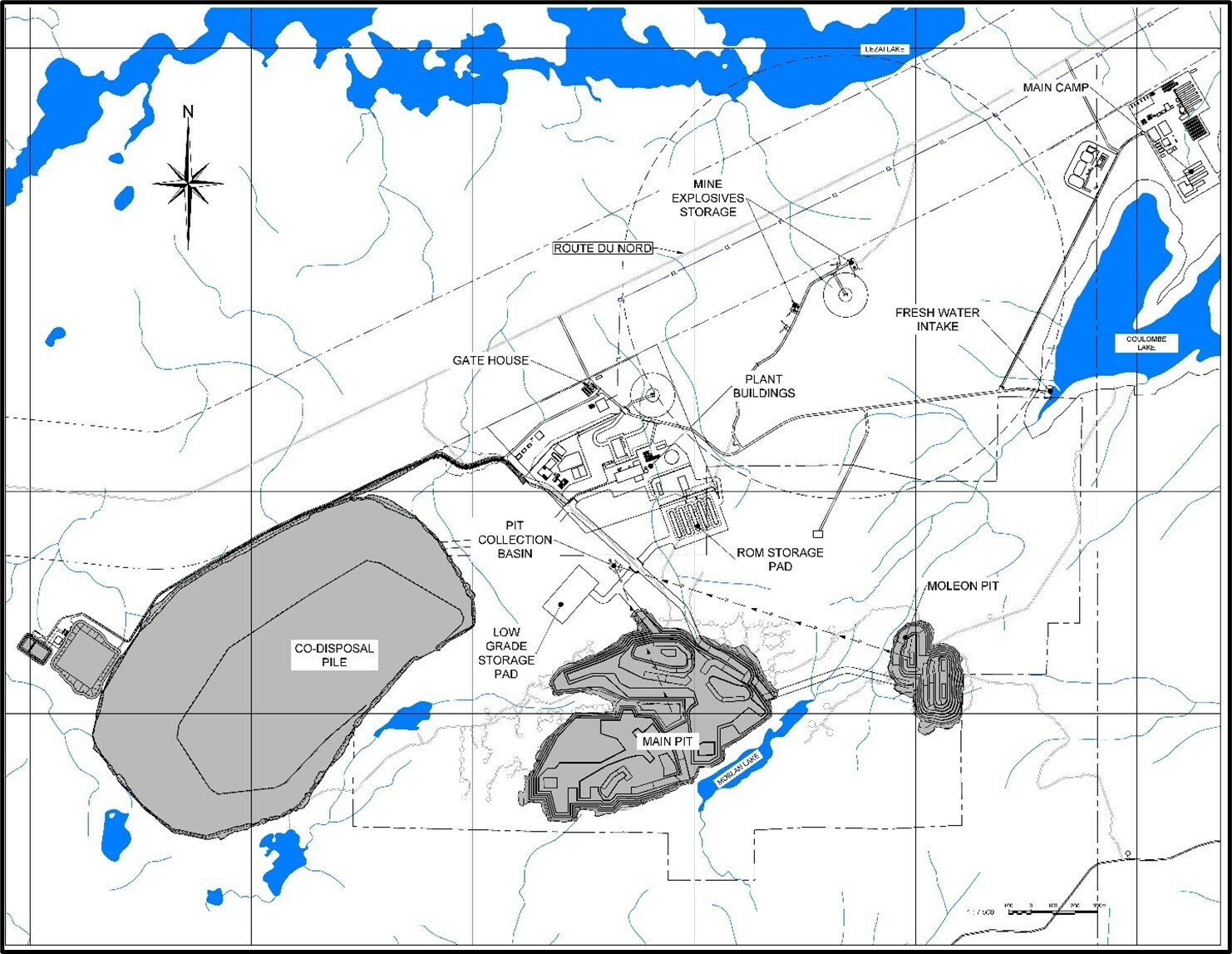 Figure 14 – Plan view – Infrastructure site (CNW Group/SAYONA) Figure 14 – Plan view – Infrastructure site (CNW Group/SAYONA)