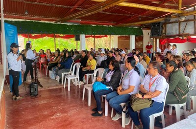 Figure 1: Graduation Event Held in the Rural Area of Marmato, Caldas, as Part of the Strategic Alliance Program Offered by Collective Mining and SENA (CNW Group/Collective Mining Ltd.)