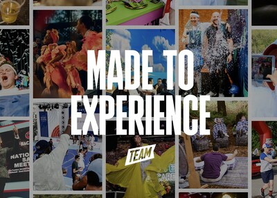 TEAM rolls out a new brand identity, including a refreshed website, which opens to the headline "MADE TO EXPERIENCE".
