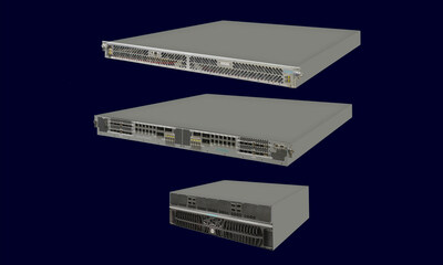 Siemens' Veloce CS system pictured as single blades (from top) Veloce Strato CS for emulation, Veloce Primo CS for enterprise prototyping, and Veloce proFPGA CS for software prototyping.