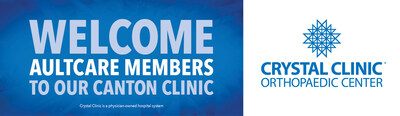 Crystal Clinic Orthopaedic Center welcomes AultCare members to its Canton clinic.