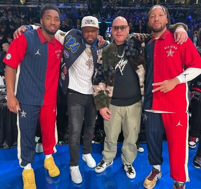 50 Cent in Pro Standard at All-Star Weekend