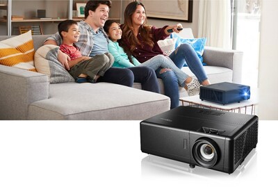 Optoma unveils new UHZ55 Smart UHD Laser Projector